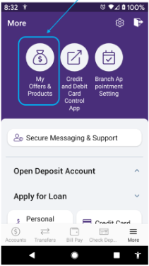 LoanExpress Android and Apple devices instructions.