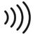 Pay wave icon.